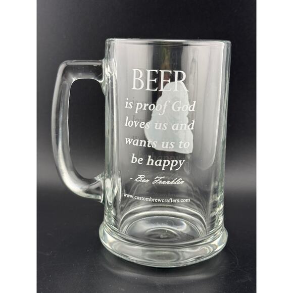 Benjamin Franklin Quote Beer Mug - Picture 4 of 6